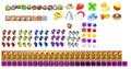 Spritesheet for the "Marching Pikmin" game.