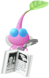 A Winged Decor Pikmin in Tiny Book decor.