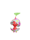 An animation of a Red Pikmin with a Easter Egg from Pikmin Bloom