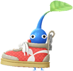 運動鞋鑰匙圈 藍皮克敏