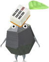 A Rock Special Decor Pikmin with Mahjong Tile decor from Pikmin Bloom.