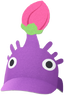 "Pikmin Sun Visor (Purple)" Mii head item part in Pikmin Bloom.