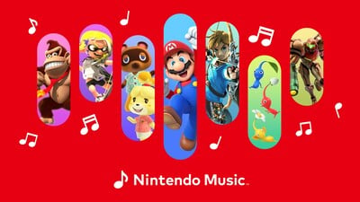 Key Art for Nintendo Music. Sourced from press kit.