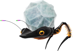A render of a Skutterchuck from Pikmin 4.