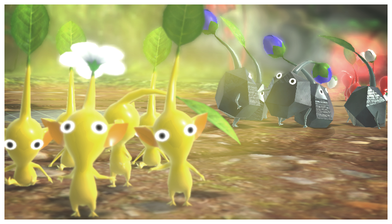 File:Idle Pikmin P3 early screenshot.png