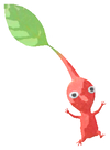 Red Pikmin with no Decor Artwork in the Lifelog.