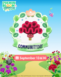 Promotional image for the September 2025 Community Day.