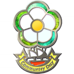 A badge in Pikmin Bloom.