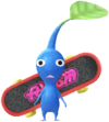 A Blue Decor Pikmin in Skate Park decor, may be a different location. Not used in-game as of update v49.0.