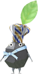 A Rock Restaurant Decor Pikmin with Chef Hat (Rare) decor from Pikmin Bloom.