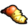 The Piklopedia icon of the Ravenous Whiskerpillar in the Nintendo Switch version of Pikmin 2.
