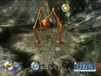 A Beady Long Legs from an earlier version of Pikmin.