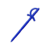 Icon for the Ice Sword, from Pikmin 4's Treasure Catalog.