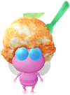 A Winged Special Decor Pikmin with Ice Cream: Classic decor from Pikmin Bloom.