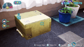 The same box being pushed by some Yellow Pikmin.