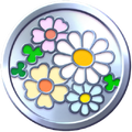 Enthusiast Flower Badge. The badge shows several small flowers.