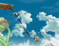 Pikmin Chain, the recovery move of Captain Olimar.