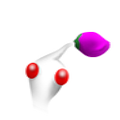 The icon for a White Pikmin in the bud stage in the Nintendo Switch version of Pikmin 2.