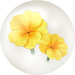 Yellow primrose nectar from Pikmin Bloom.