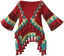 "Poncho-Style Fringed Cardigan (Red)" Mii top part in Pikmin Bloom.