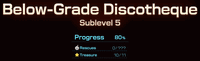 An in-game recording of the sublevel text switching into "Final Sublevel" as the loading screen fades away.