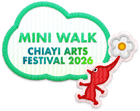The patch rewarded for the Pikmin Bloom MINI WALK: Chiayi Arts Festival 2026 Event.