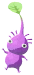 Purple Pikmin with no Decor Artwork in the Lifelog.