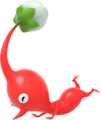 A Red Pikmin tripping.