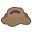 A custom icon representing a dirt-mound in Pikmin 4.