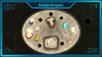 The Sandpit Kingdom as shown from the GamePad.