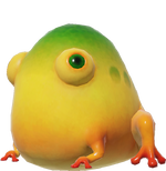 Render of a Yellow Wollyhop from the Pikmin Garden website.