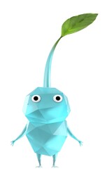 Official render of an Ice Pikmin.