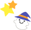 "Face Paint (Ghost)" Mii face paint part in Pikmin Bloom.