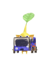 animation of the yellow pikmin bus decor