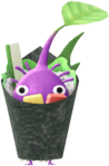 A Purple Pikmin with Sushi decor.