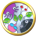 The fourth Pikmin badge from Pikmin Bloom.
