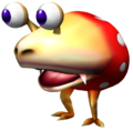 Artwork of a Bulborb in Pikmin.
