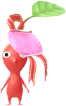 An event Red Decor Pikmin wearing a 2023 Valentine's Day sticker.