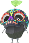 A Rock Special Decor Pikmin with Calavera decor from Pikmin Bloom.