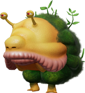 A render of an Emperor Bulblax from Pikmin 4.