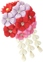 "Tsumami-Kanzashi Hairpin (Red)" Mii head item part in Pikmin Bloom.