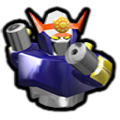 The Treasure Hoard icon of the Justice Alloy in the Nintendo Switch version of Pikmin 2.