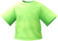 "Oversized T-shirt (Light Green)" Mii top part in Pikmin Bloom. Original filename is icon_of0127_Shi_TStandard1_c11.