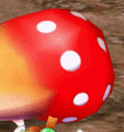An animation showing the dots on its back oscillating in size, in Pikmin.