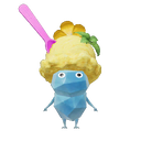 Icon for the Single-Scoop Ice Pikmin, from Pikmin 4's Decopedia.
