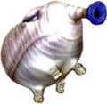 Artwork of the Watery Blowhog from Pikmin 2.