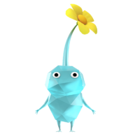 Render of an Ice Pikmin in its flower stage.