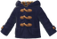 "Short Duffle Coat (Navy)" Mii outerwear part in Pikmin Bloom.