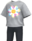 "Flower print T-shirt (Grey)" outfit in Pikmin Bloom. Original filename is icon_Preset_Costume_1312_FChallenge02.