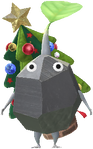 A Rock Special Decor Pikmin with 2025 Ornament decor from Pikmin Bloom.